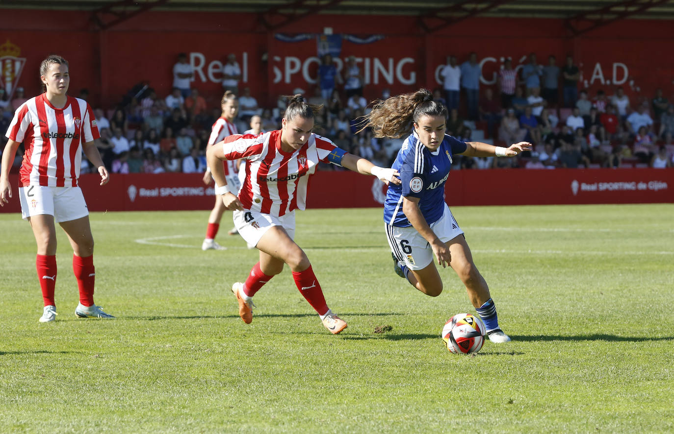 Las mejores imágenes del derbi asturiano femenino Sporting - Oviedo