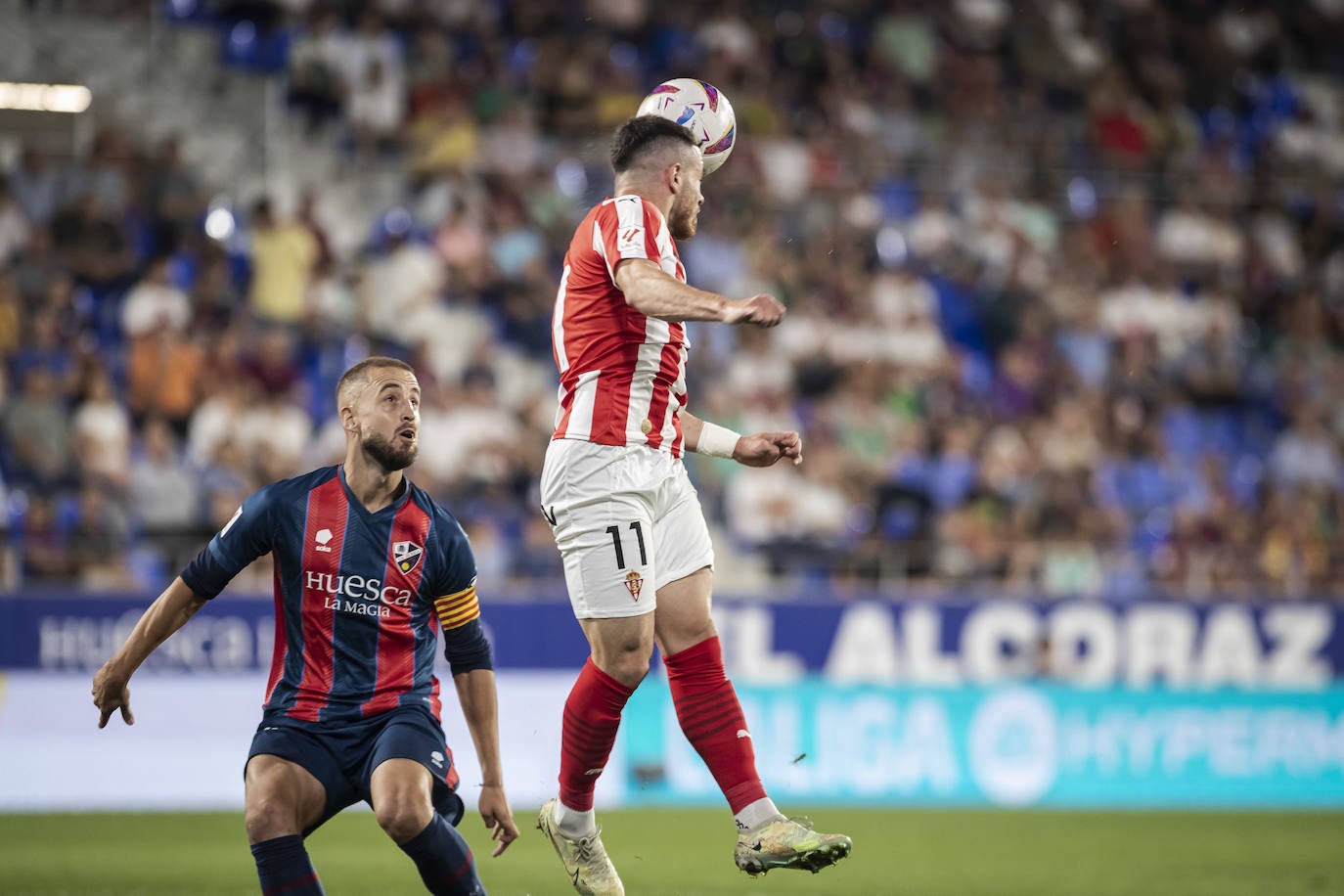 Las mejores imágenes del Huesca - Sporting