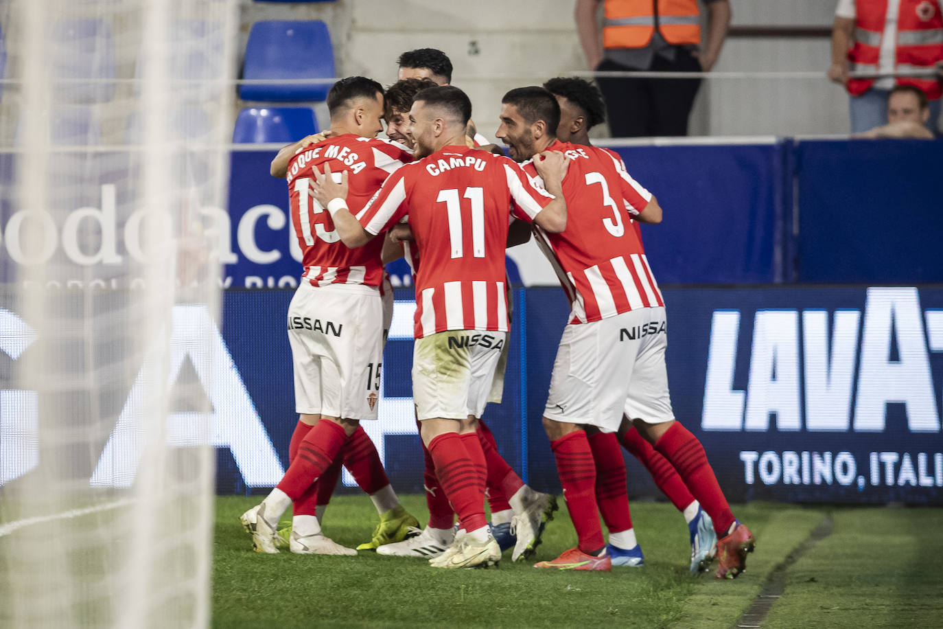 Las mejores imágenes del Huesca - Sporting