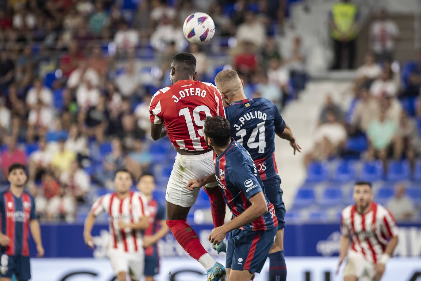 Las mejores imágenes del Huesca - Sporting