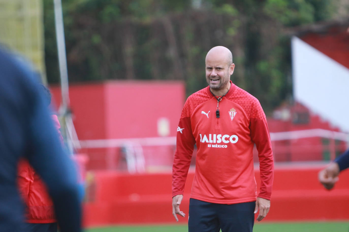 Entrenamiento del Sporting de Gijón (03/10/2023)