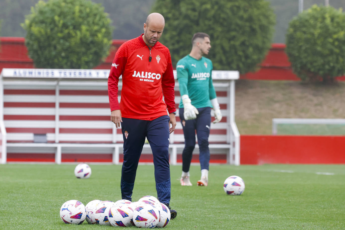 Entrenamiento del Sporting (06/10/23)