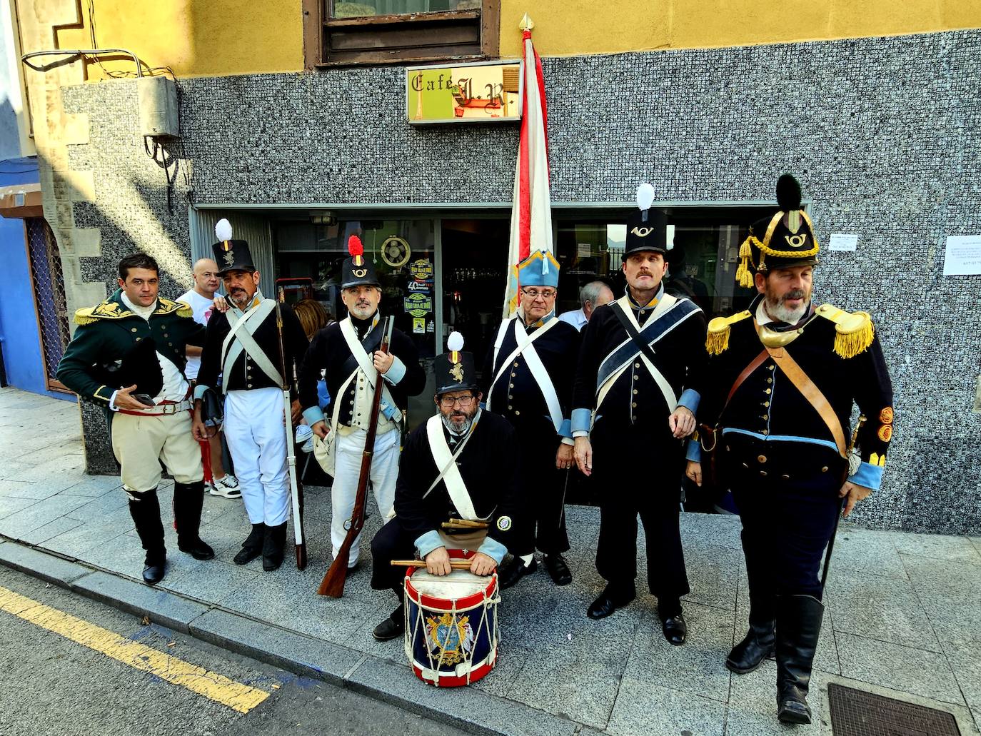 Recreación histórica en Tineo del homenaje al general Riego