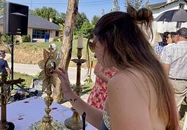 Ranón acoge una reliquia auténtica de San Francisco llegada desde Roma