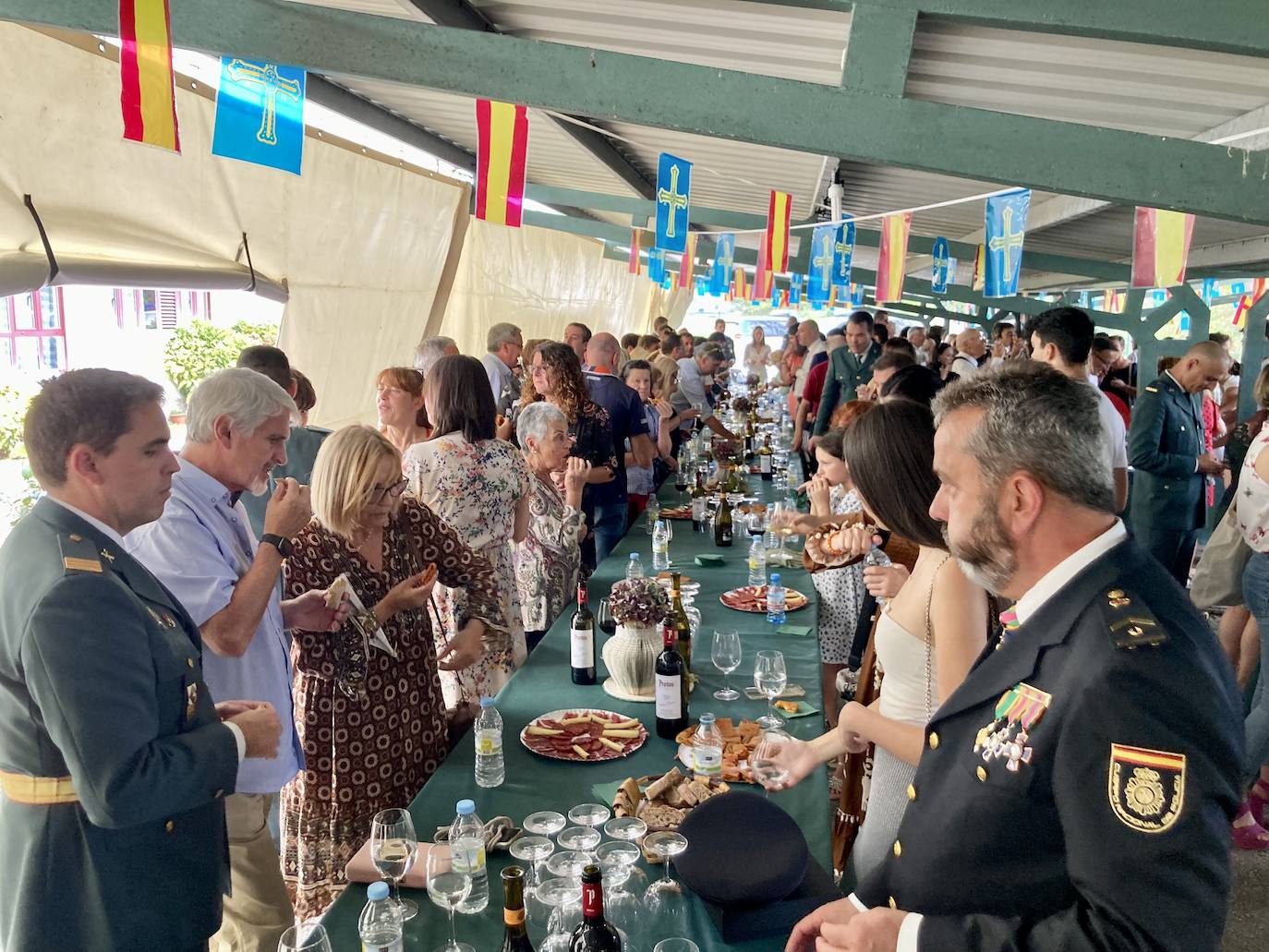 Así ha sido la celebración de la Guardia Civil por su patrona en Luarca