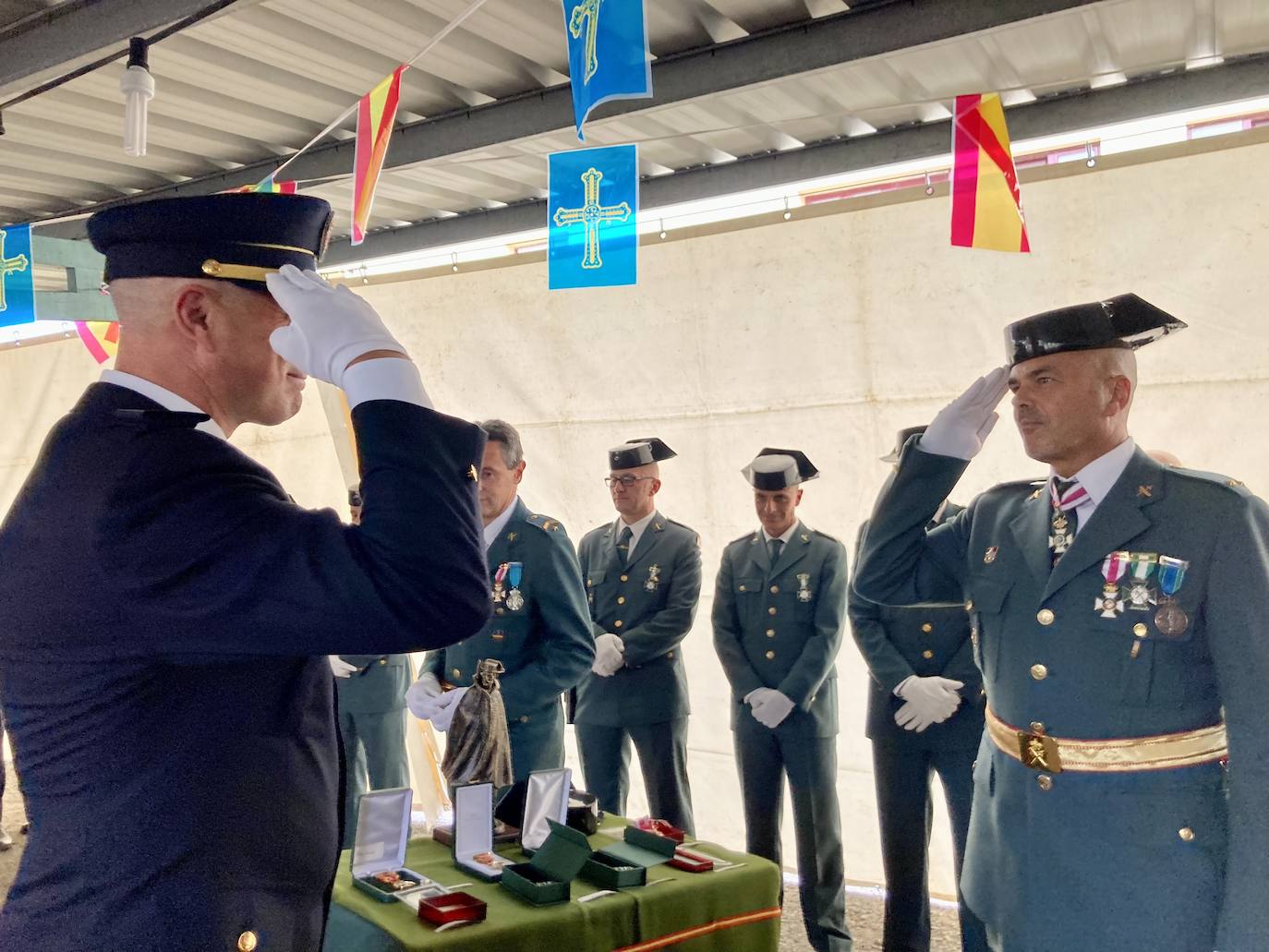 Así ha sido la celebración de la Guardia Civil por su patrona en Luarca