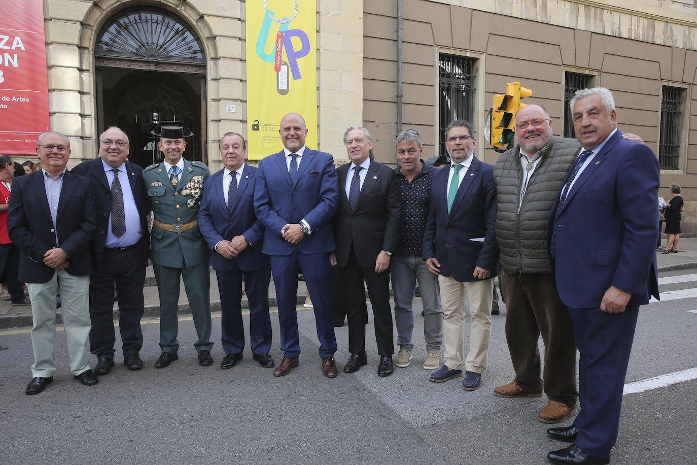 Honores y reconocimientos en Gijón por la patrona de la Guardia Civil