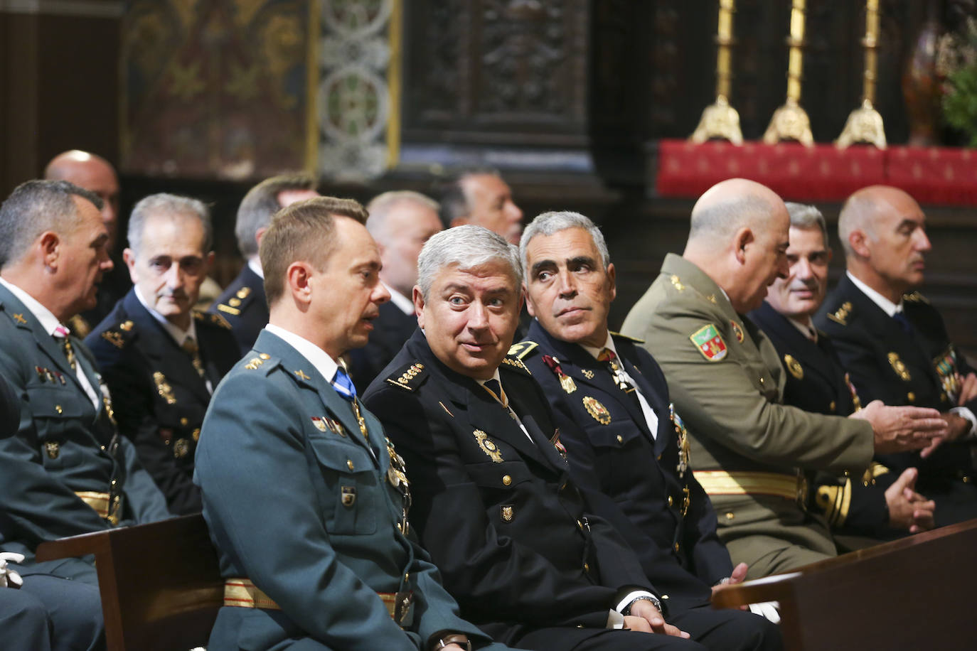 Honores y reconocimientos en Gijón por la patrona de la Guardia Civil