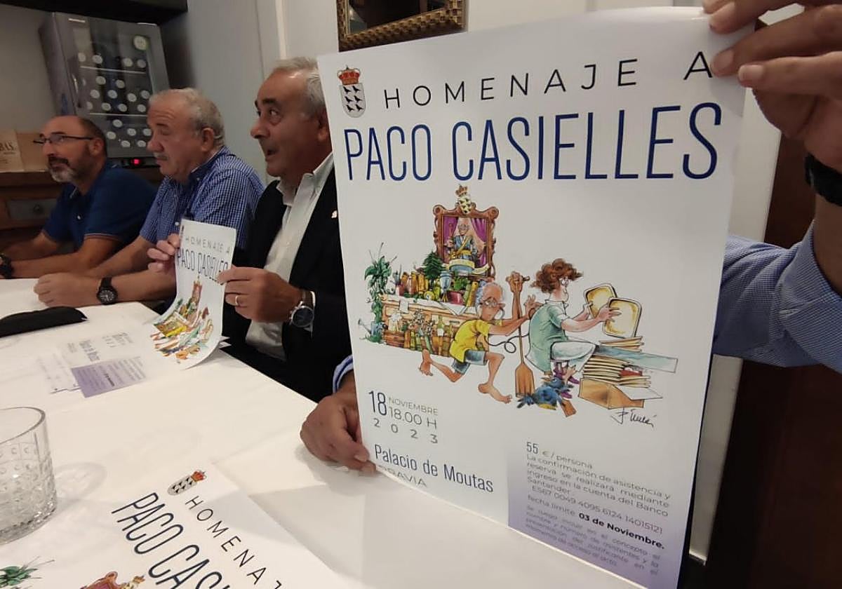 El homenaje se presentó ayer en Pravia.