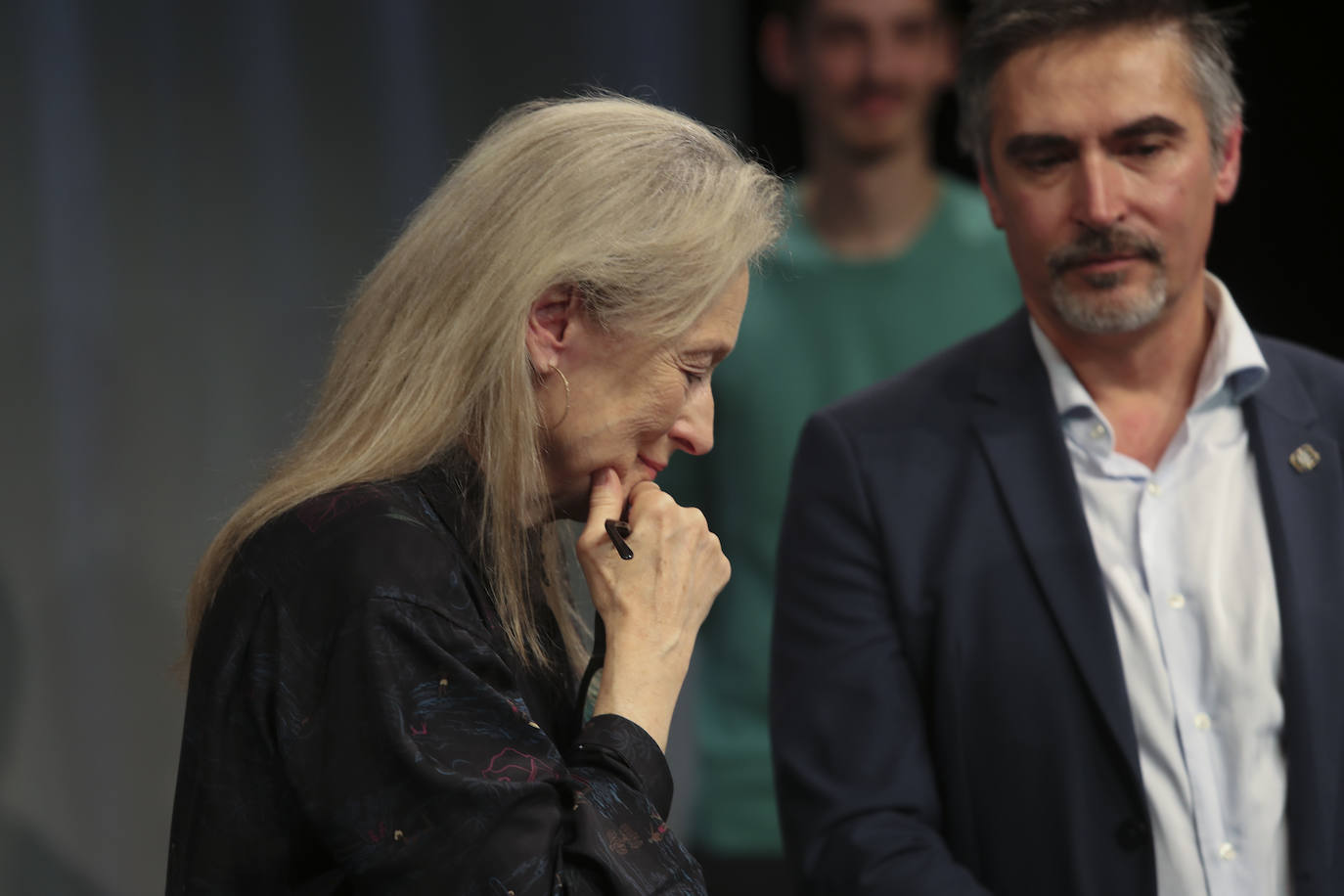 Emociones a flor de piel en el encuentro de Meryl Streep con alumnos de Arte Dramático