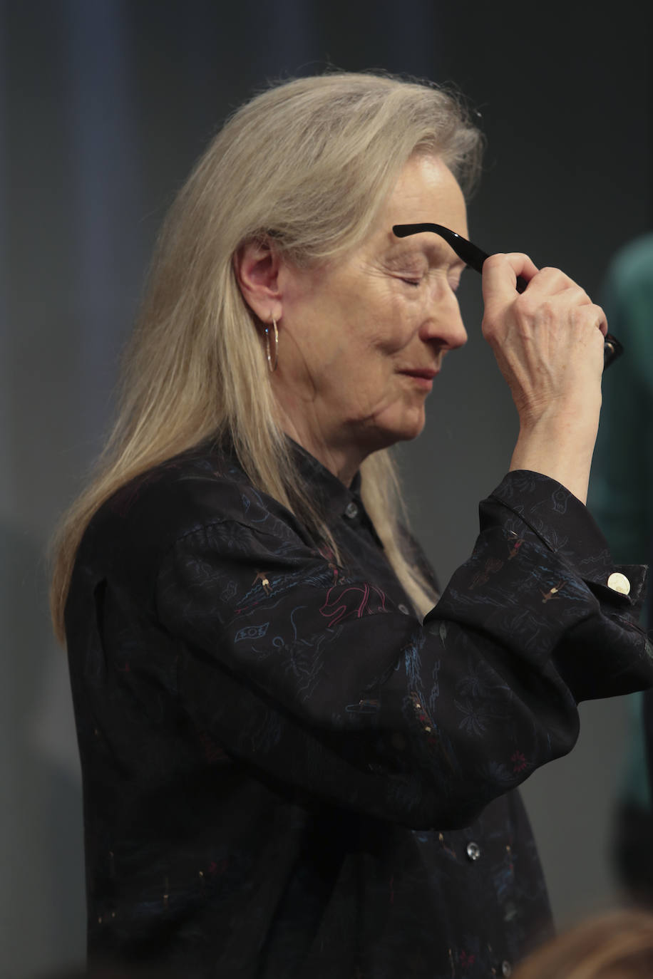 Emociones a flor de piel en el encuentro de Meryl Streep con alumnos de Arte Dramático