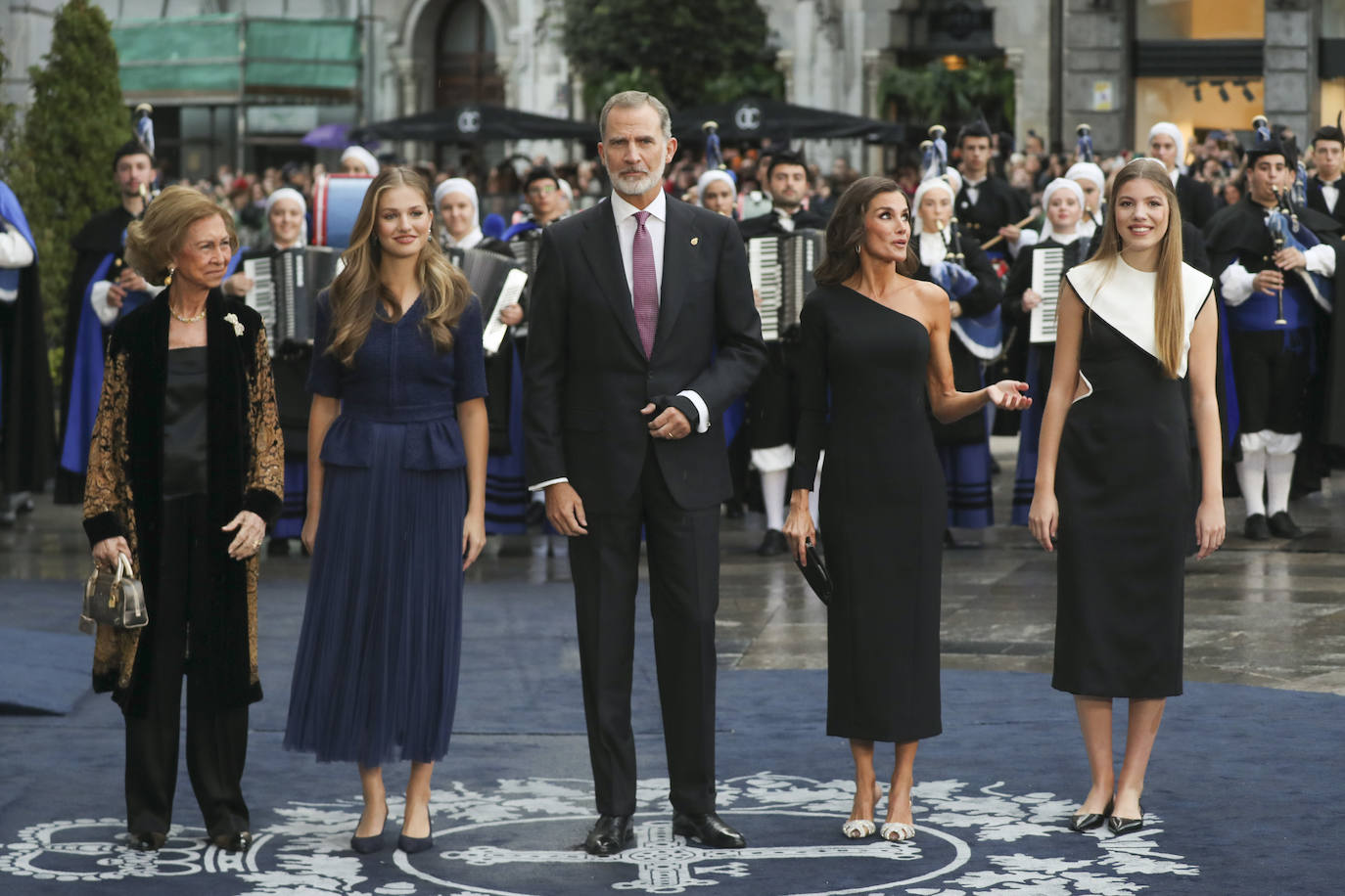 La alfombra azul de los Premios Princesa de Asturias, en imágenes