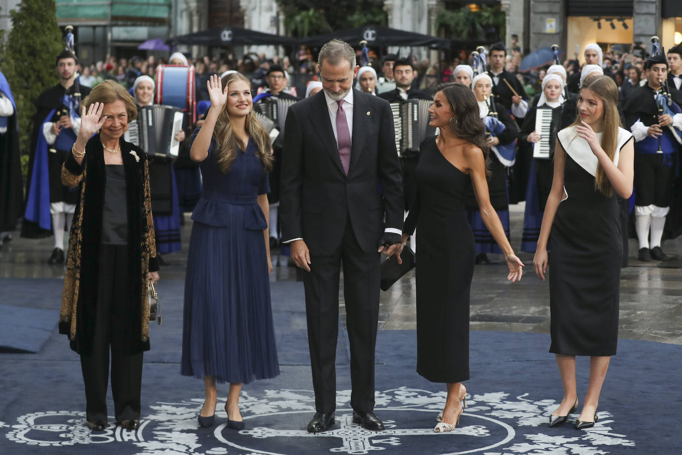 La alfombra azul de los Premios Princesa de Asturias, en imágenes