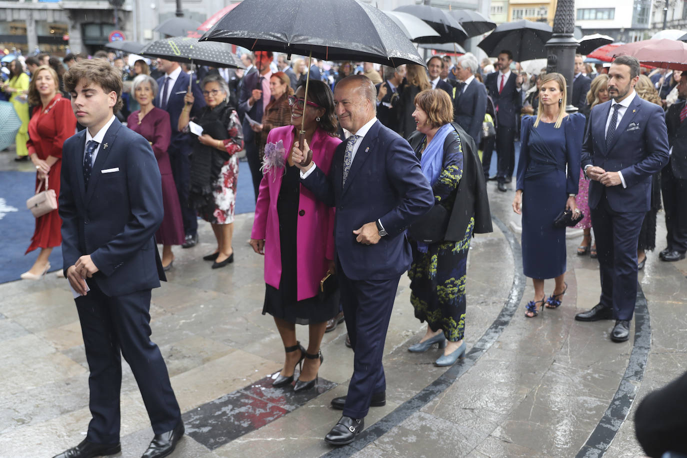 La alfombra azul de los Premios Princesa de Asturias, en imágenes