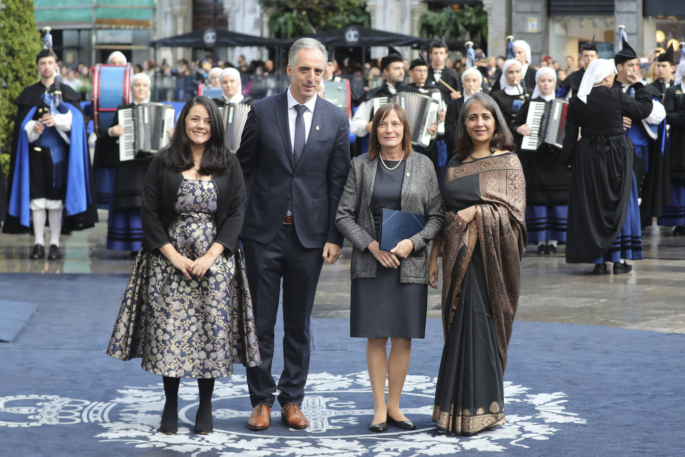 La alfombra azul de los Premios Princesa de Asturias, en imágenes