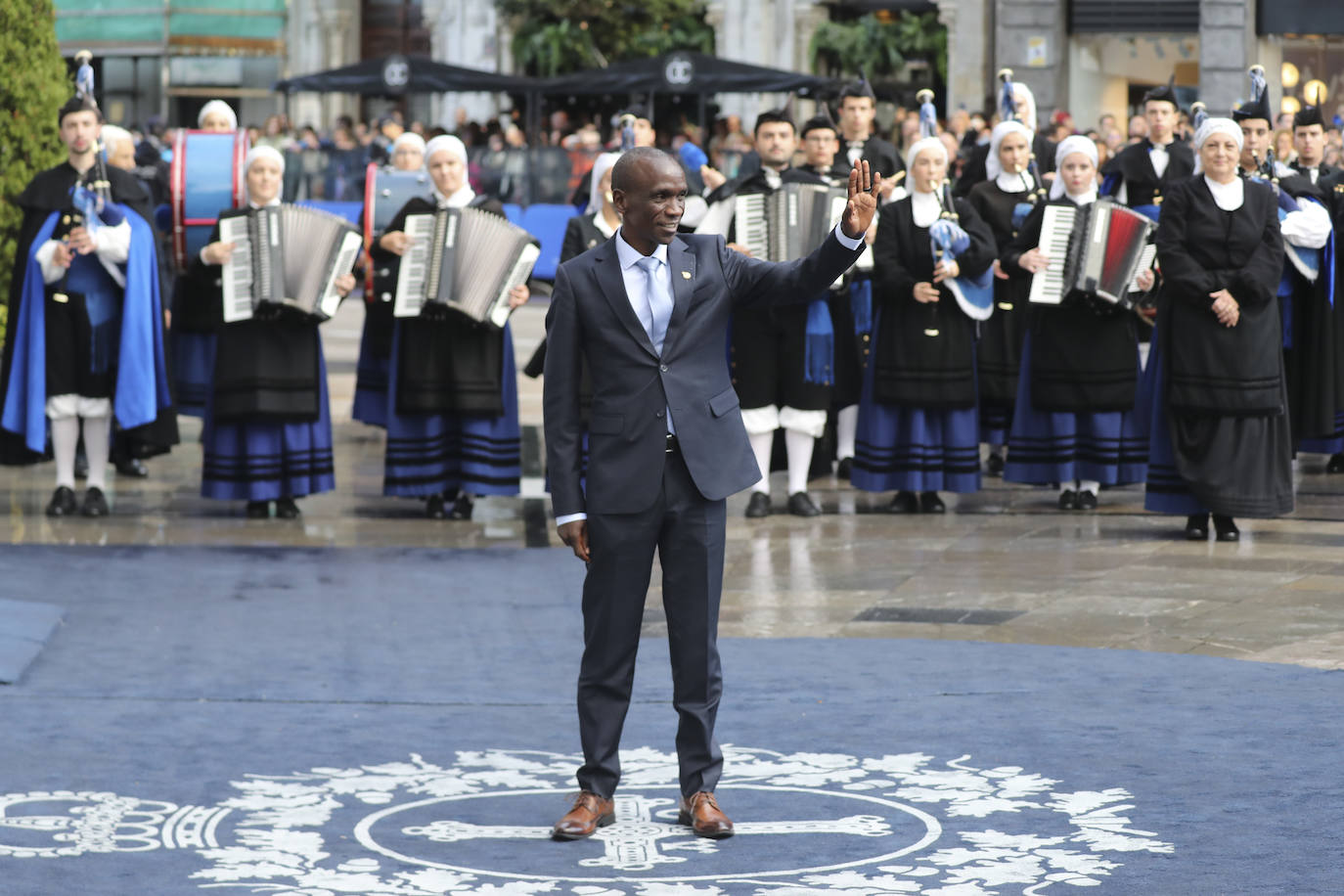 La alfombra azul de los Premios Princesa de Asturias, en imágenes