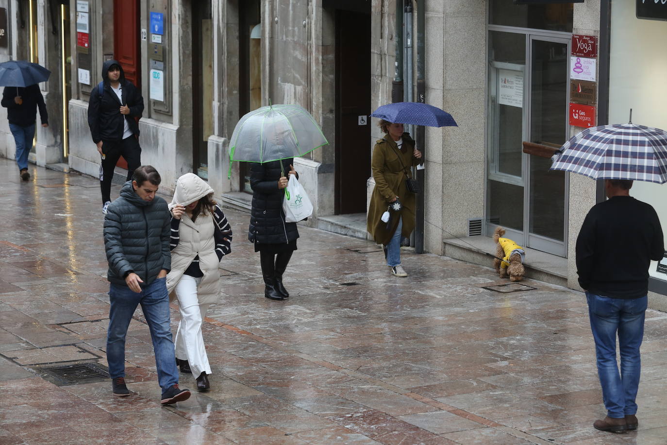 &#039;Aline&#039; entra con fuerza en Asturias