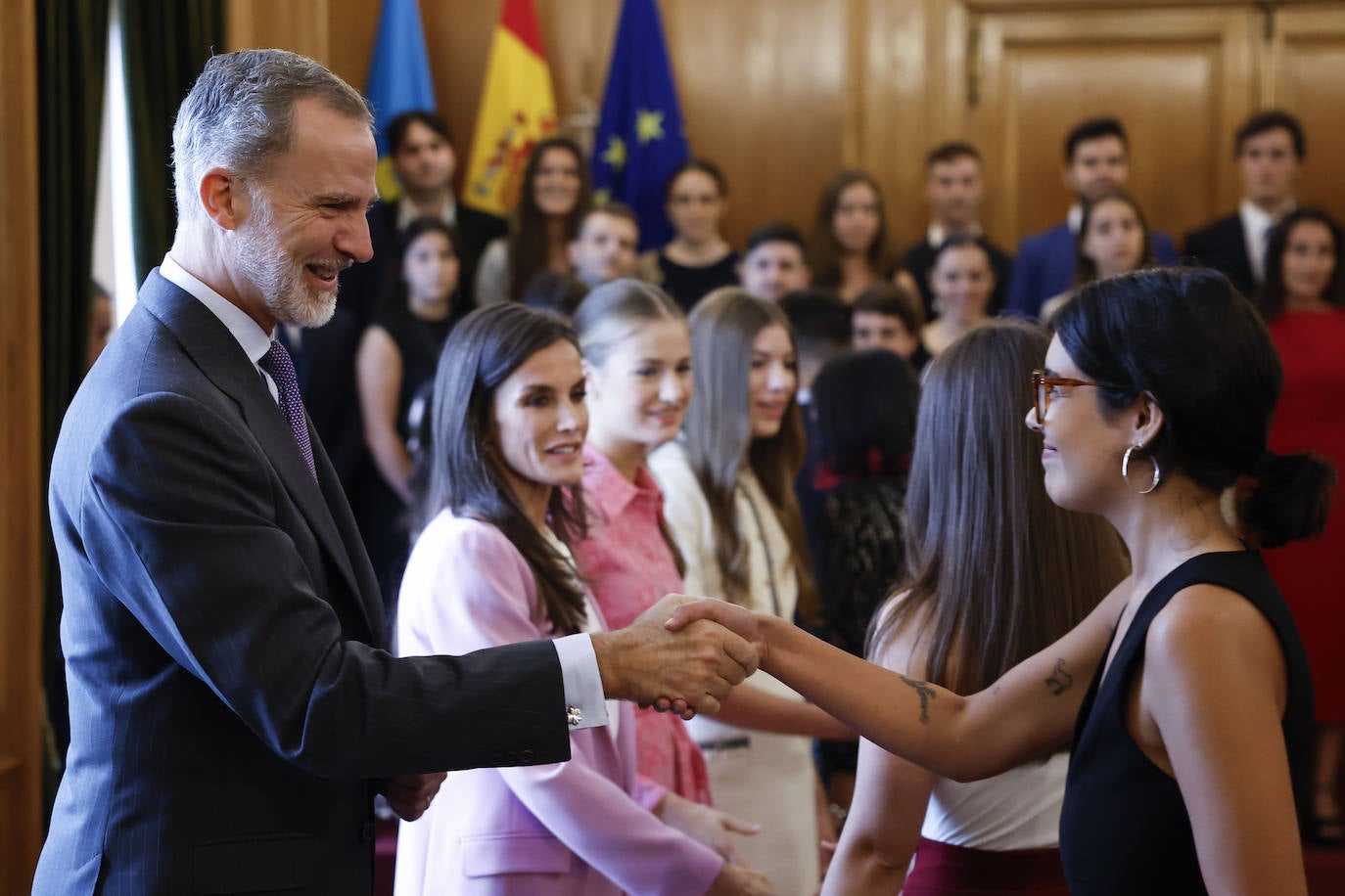 Así ha sido la recepción de la Familia Real en el Reconquista