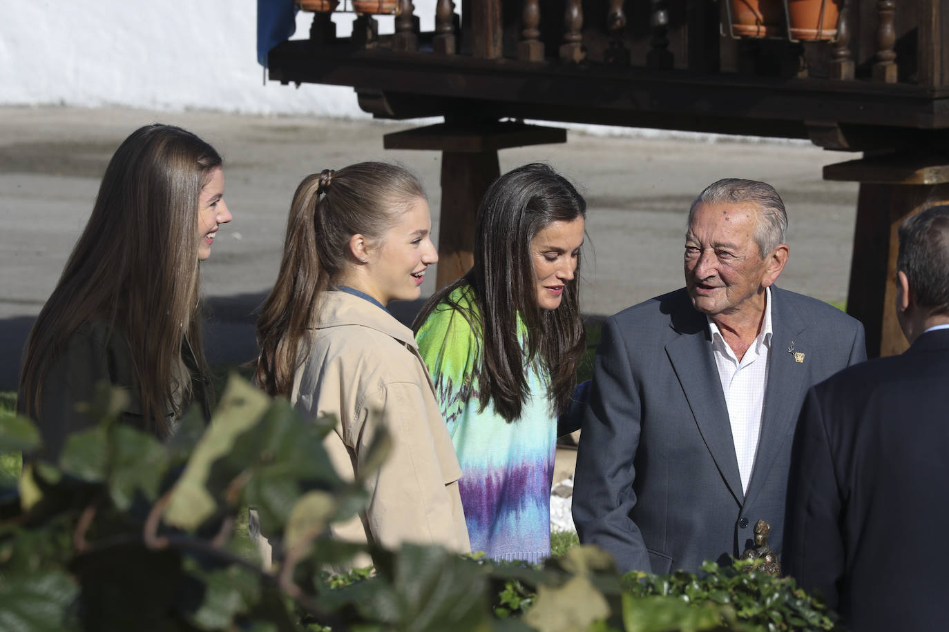 La Familia Real, en Arroes, Peón y Candanal para la entrega del Premio a Pueblo Ejemplar 2023