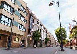 La calle Mariano Pola, donde se produjo la agresión.