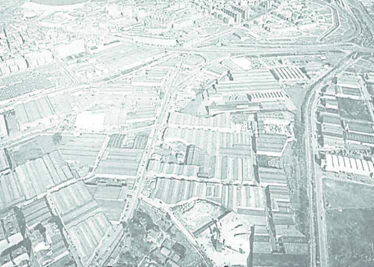 Los polígonos industriales de Tremañes, hace 25 años.