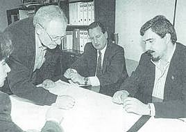 Presentación del proyecto Montevil Oeste, en mayo de 1998.
