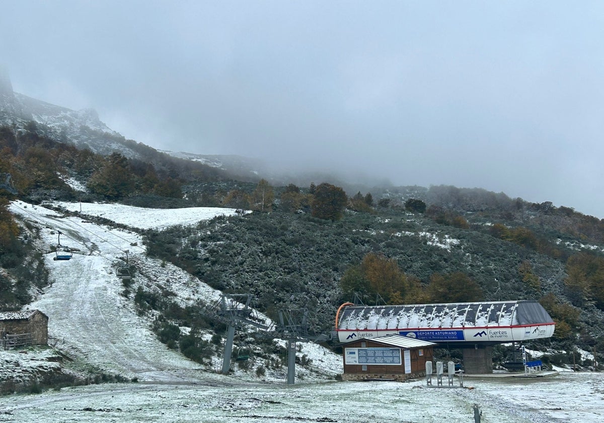 Estado que presenta Fuentes de Invierno este viernes.