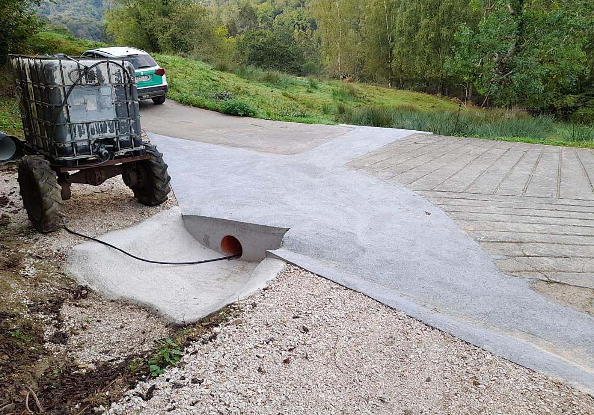 Obras acometidas en los caminos de Llanes.