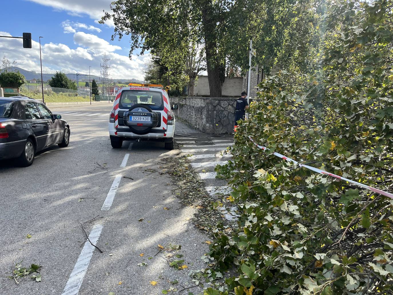 Las imágenes de los daños que deja la borrasca &#039;Domingos&#039; a su paso por Asturias