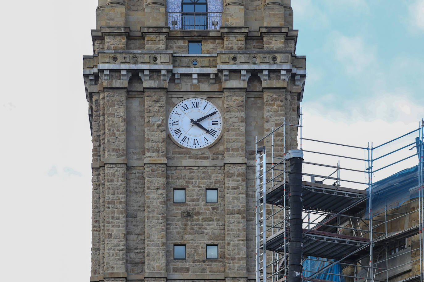 Así es la espectacular obra de la cúpula de la Laboral