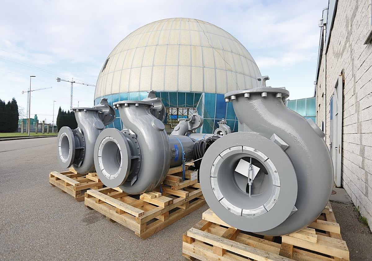 La depurador de Maqua cuenta con nuevas bombas tras las obras de emergencia acometidas a principios de este año por el Principado.