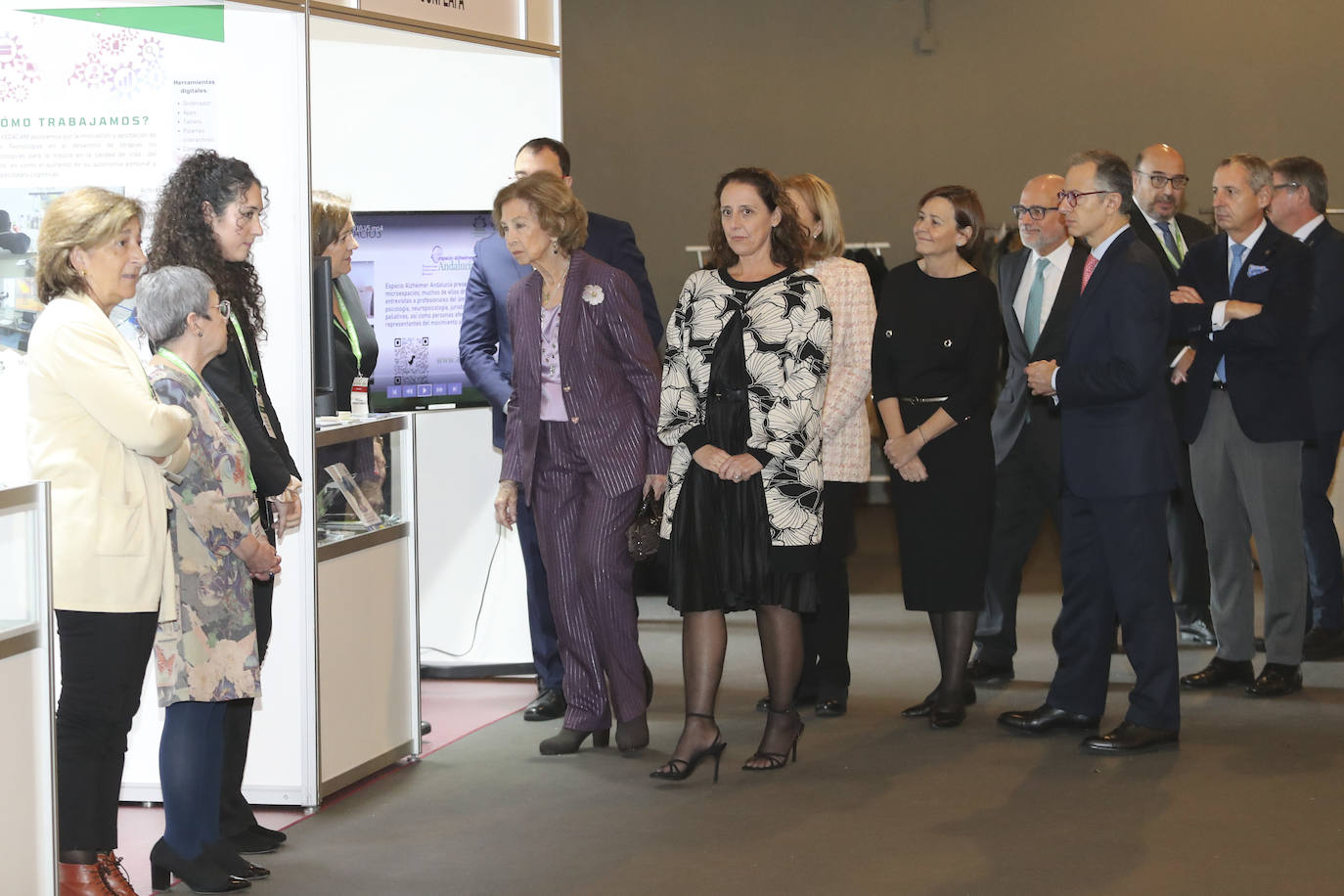 La Reina Sofía inaugura el Congreso Nacional de Alzheimer en Gijón