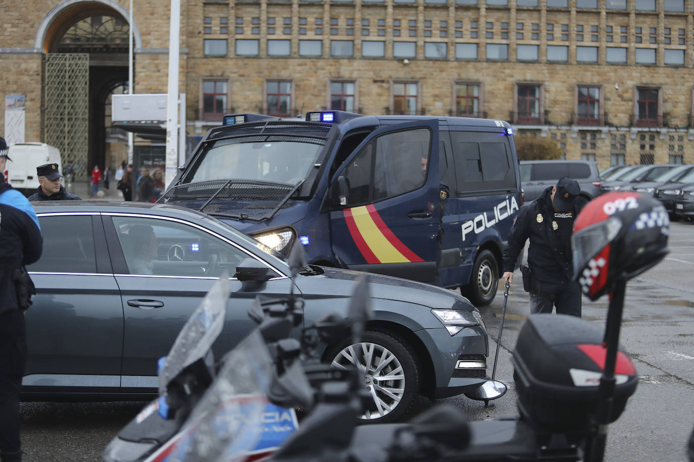 Gijón, blindado por el mayor dispositivo de seguridad de la historia de Asturias