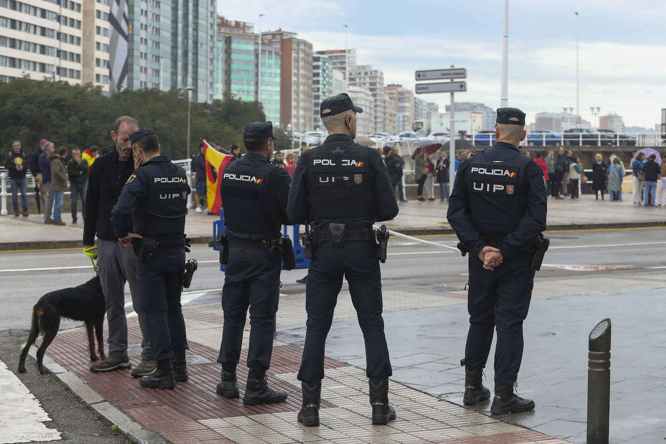 Gijón, blindado por el mayor dispositivo de seguridad de la historia de Asturias