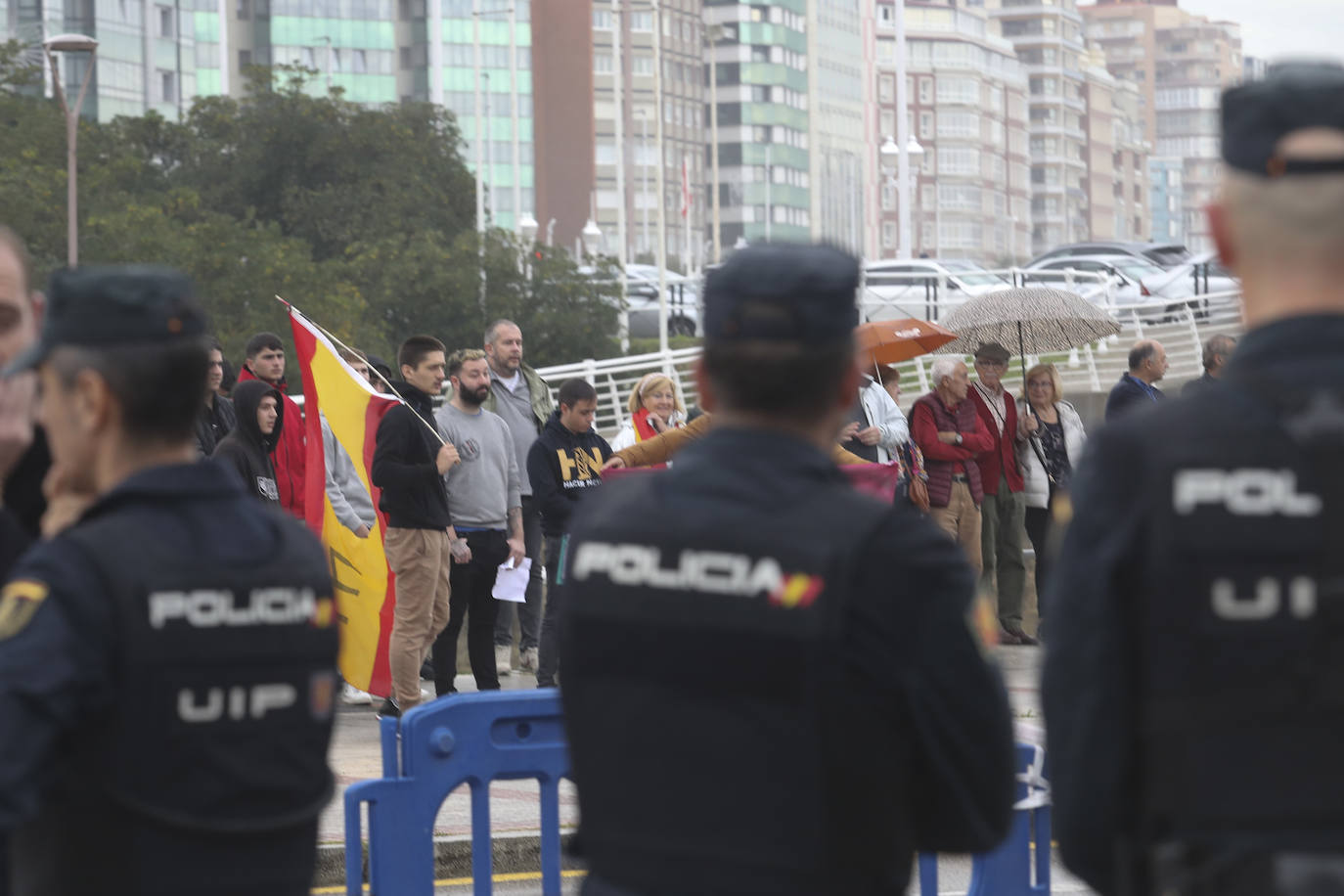 Gijón, blindado por el mayor dispositivo de seguridad de la historia de Asturias