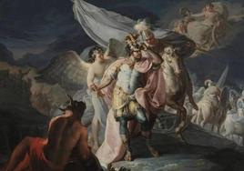 'Aníbal vencedor que por primera vez mira Italia desde los Alpes', primera obra documentada de Goya.
