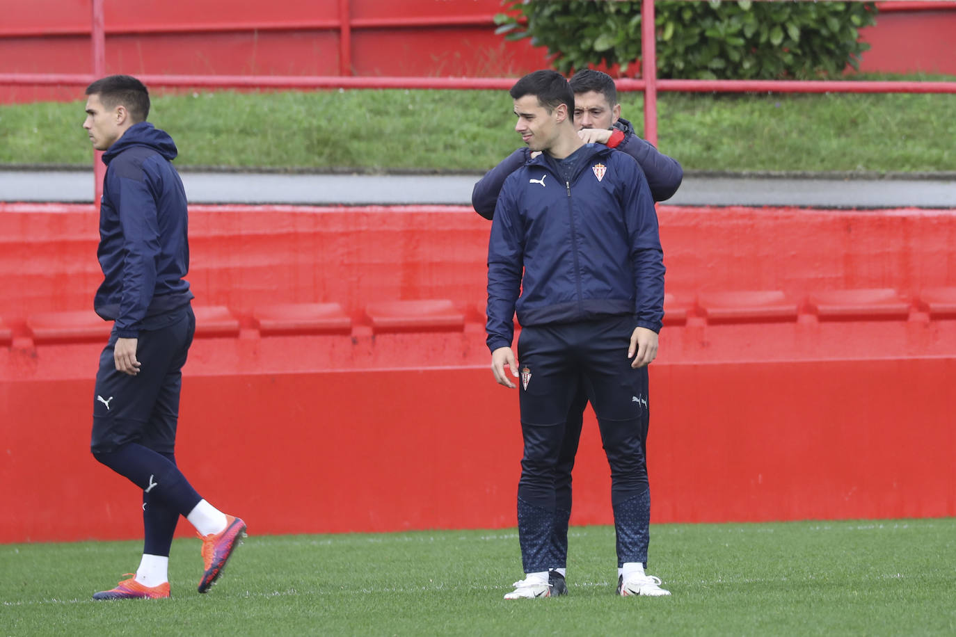 Entrenamiento del Sporting en Mareo del miércoles 22 de noviembre