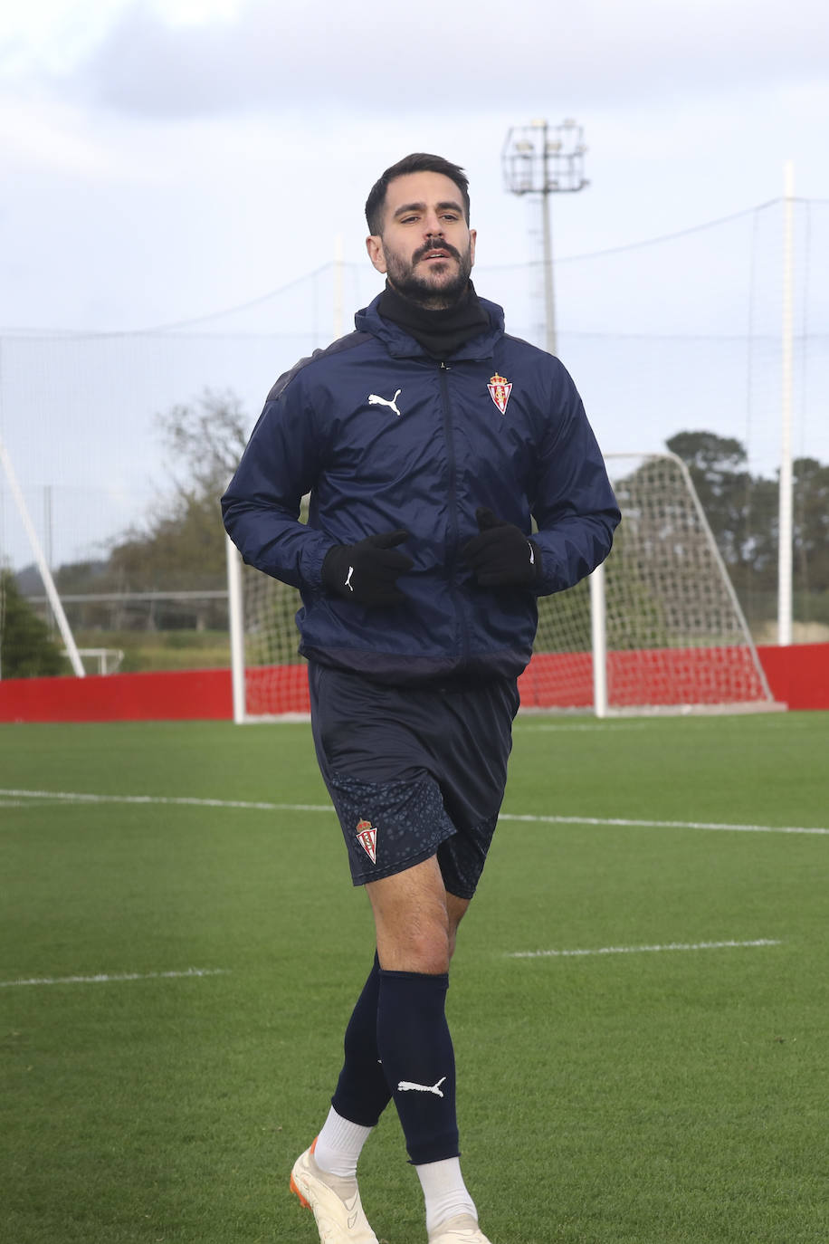Entrenamiento del Sporting en Mareo del miércoles 22 de noviembre