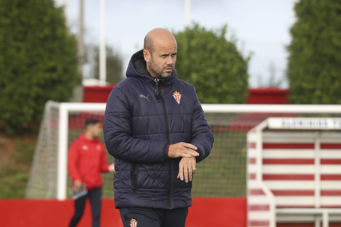 Entrenamiento del Sporting en Mareo del miércoles 22 de noviembre