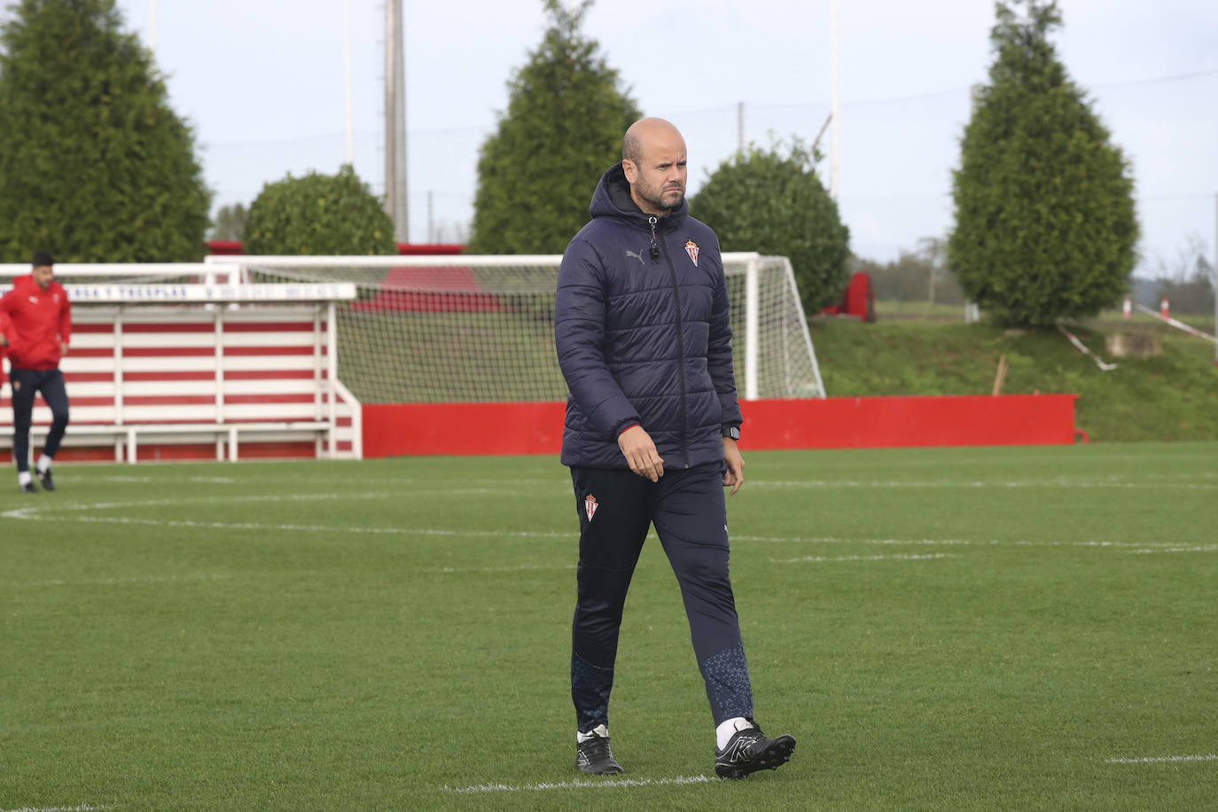 Entrenamiento del Sporting en Mareo del miércoles 22 de noviembre