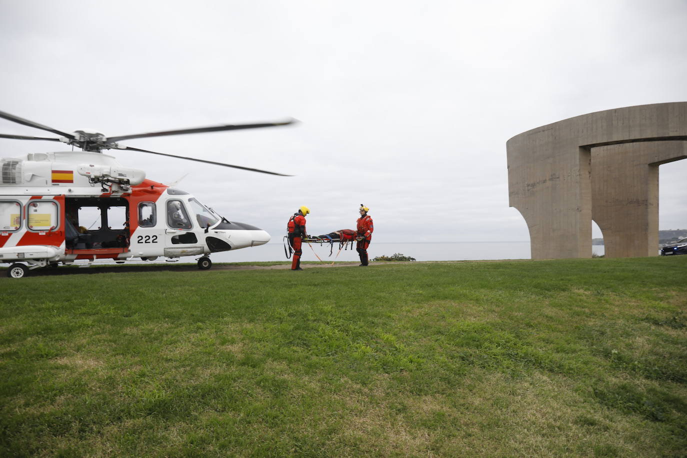 Complicado rescate en el Cerro de Santa Catalina