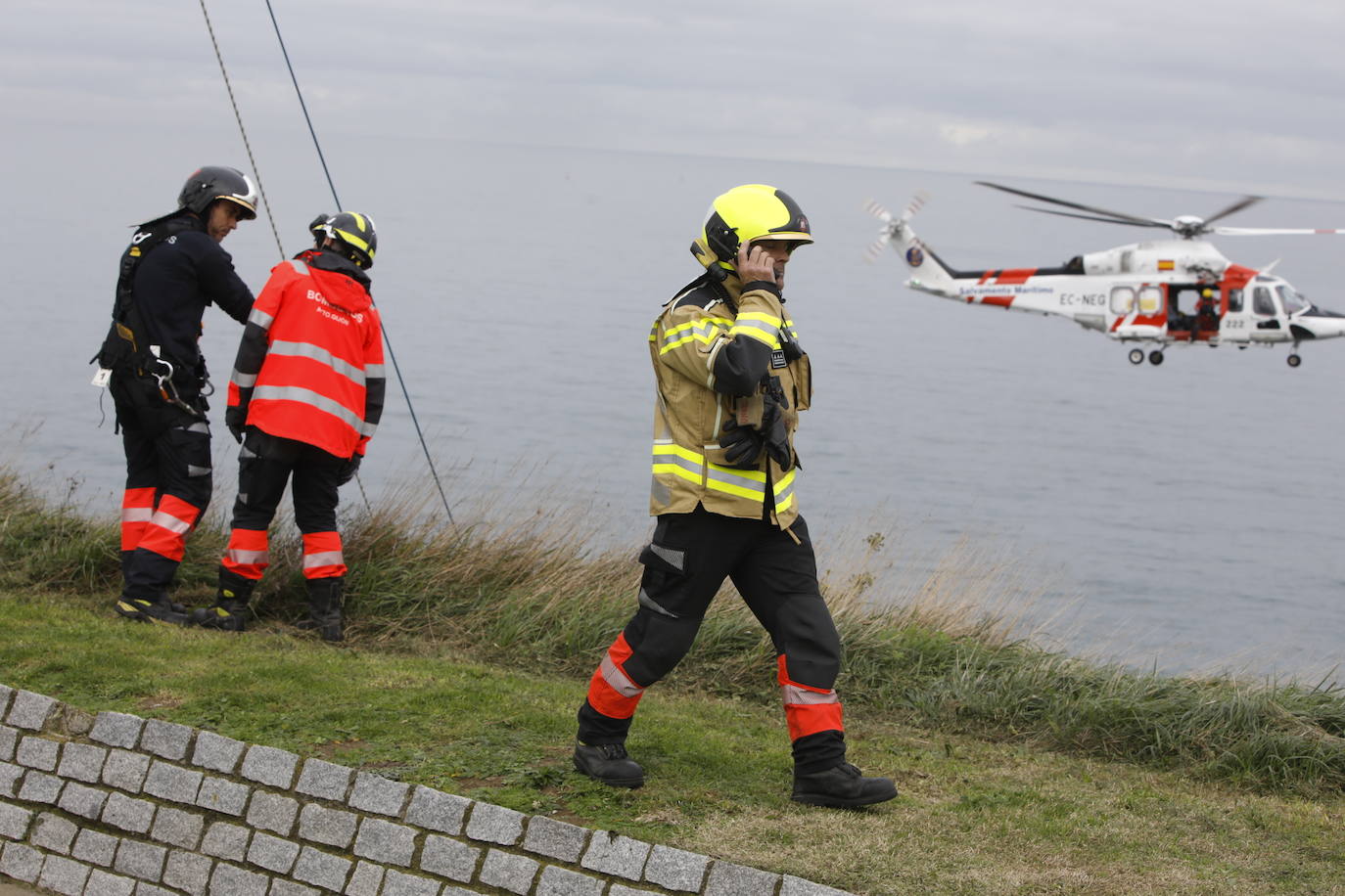 Complicado rescate en el Cerro de Santa Catalina