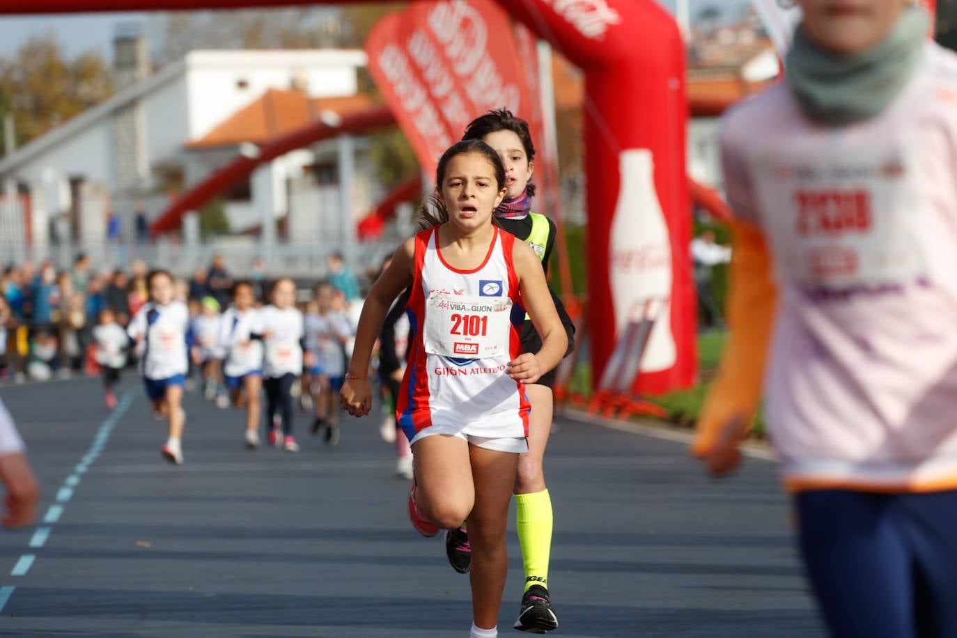 Más de 500 niños llenan el Cross Villa de Gijón