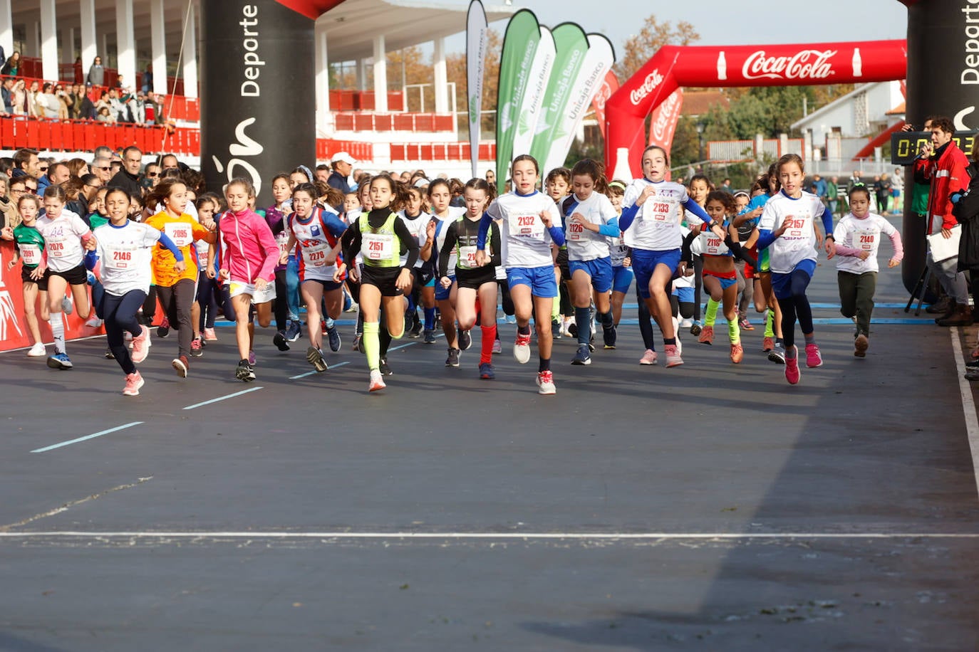 Más de 500 niños llenan el Cross Villa de Gijón