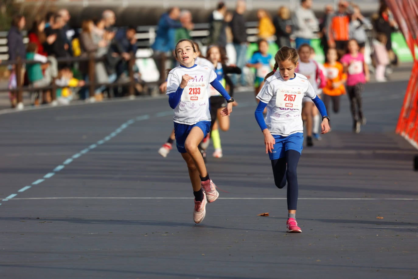 Más de 500 niños llenan el Cross Villa de Gijón