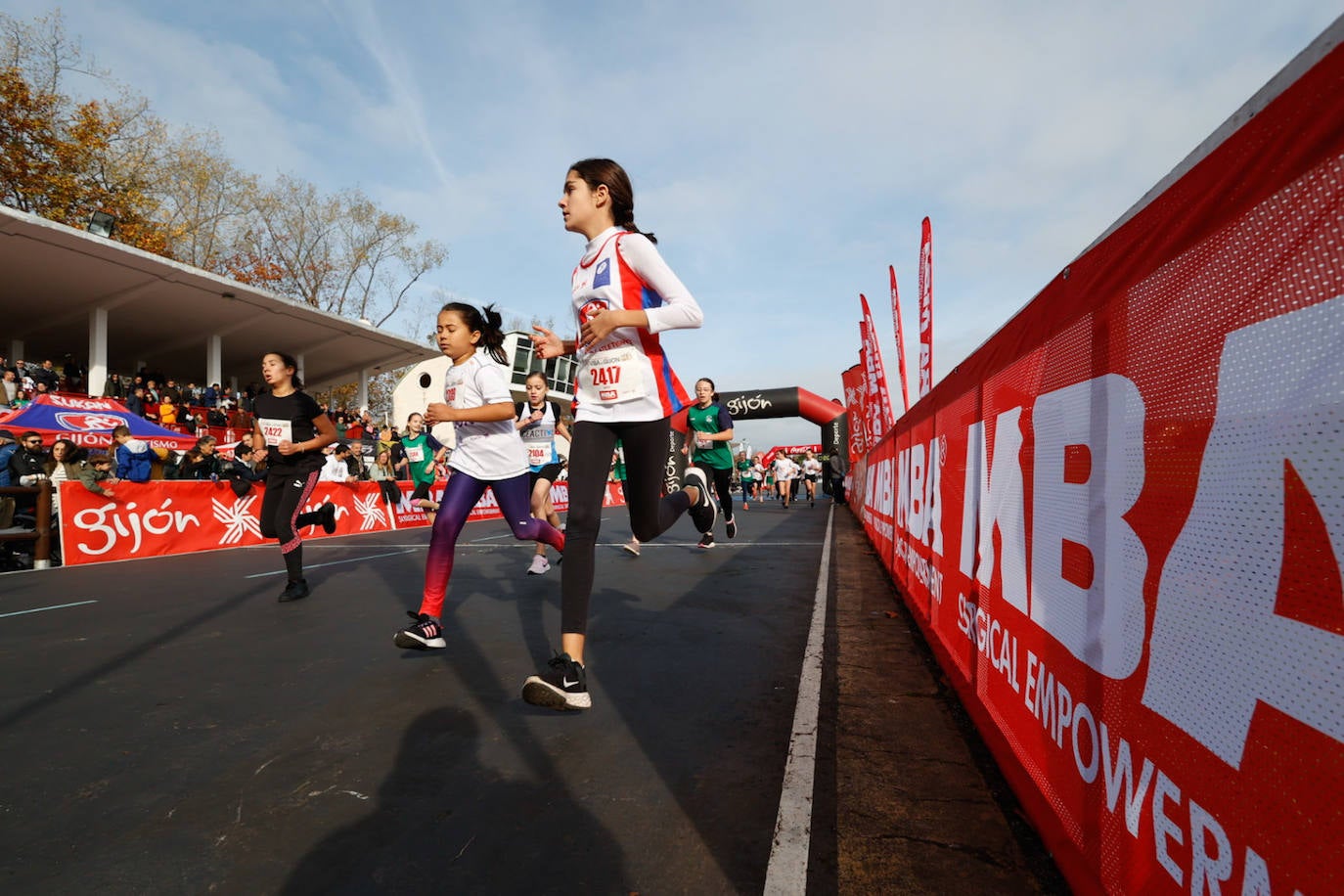 Más de 500 niños llenan el Cross Villa de Gijón