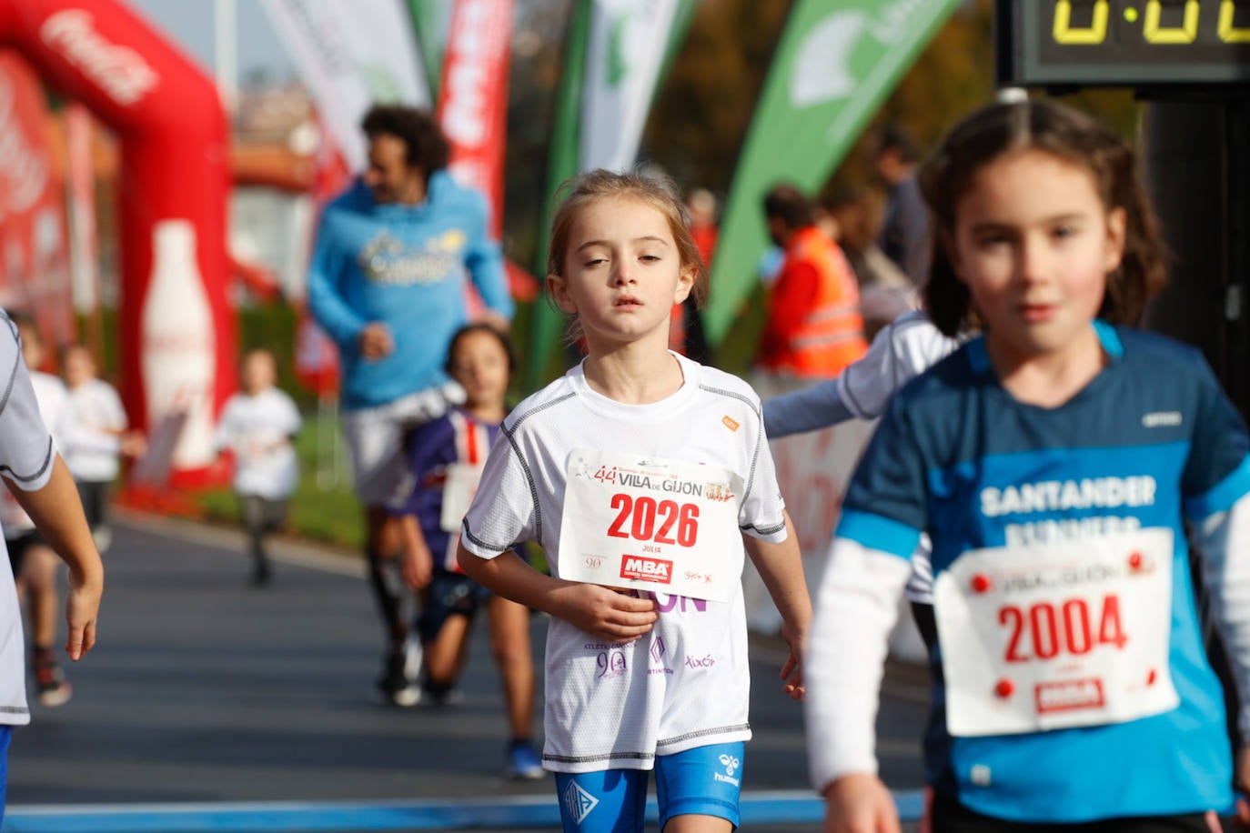 Más de 500 niños llenan el Cross Villa de Gijón