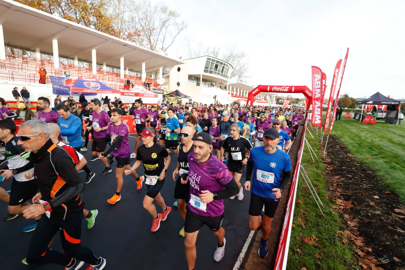 Más de 1.000 corredores se dan cita en el Cross Villa de Gijón