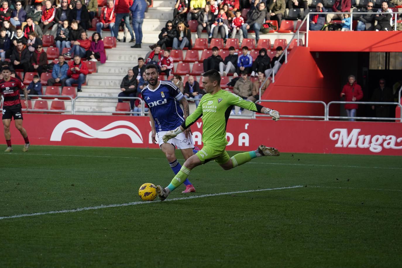 Las mejores imágenes del Mirandés - Real Oviedo