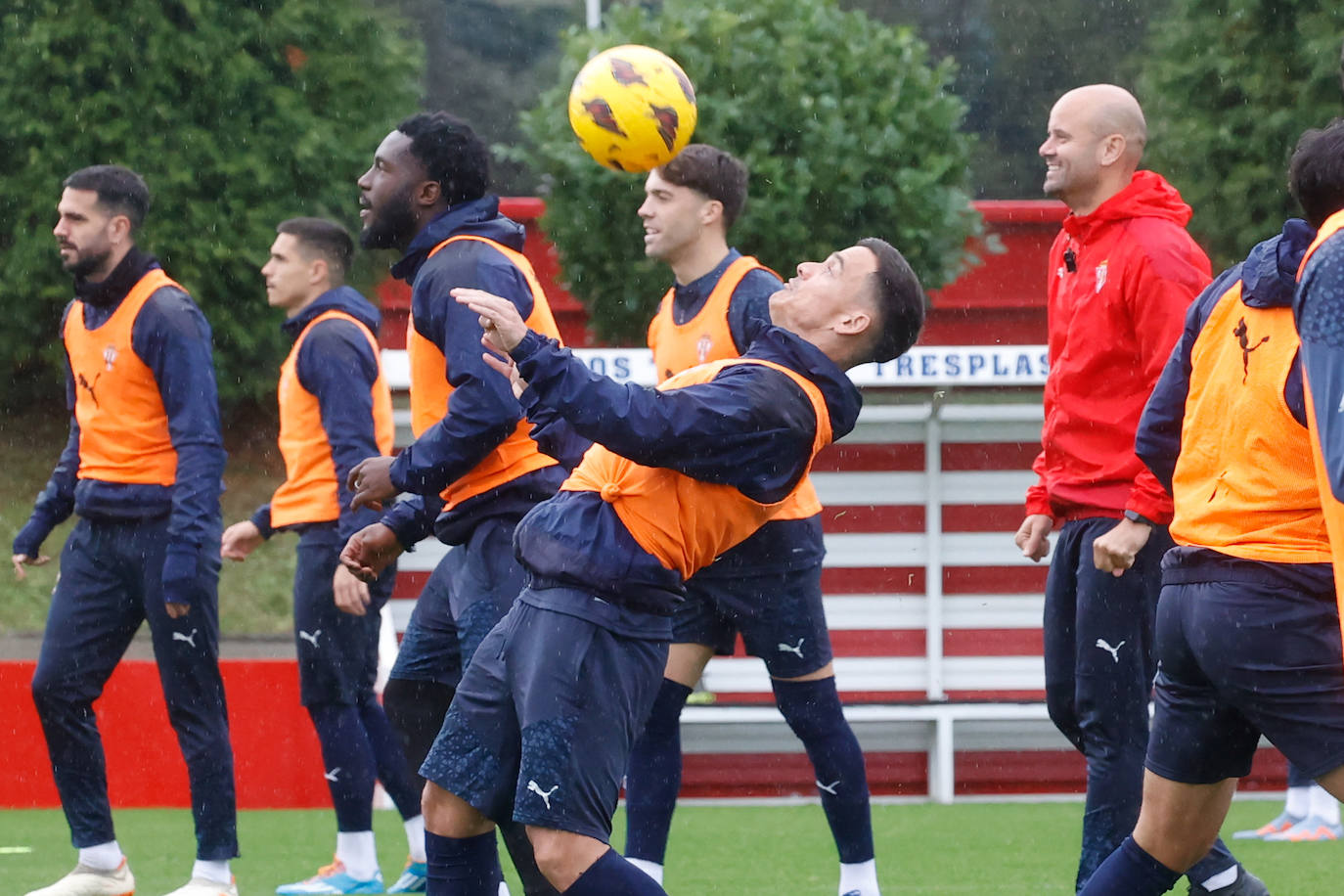 Entrenamiento del Sporting (30/11/2023)